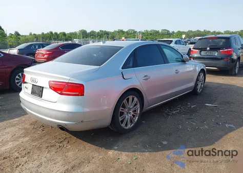 2013 Audi A8 L Quattro из США, поврежденный, VIN WAURGAFD7DN016351